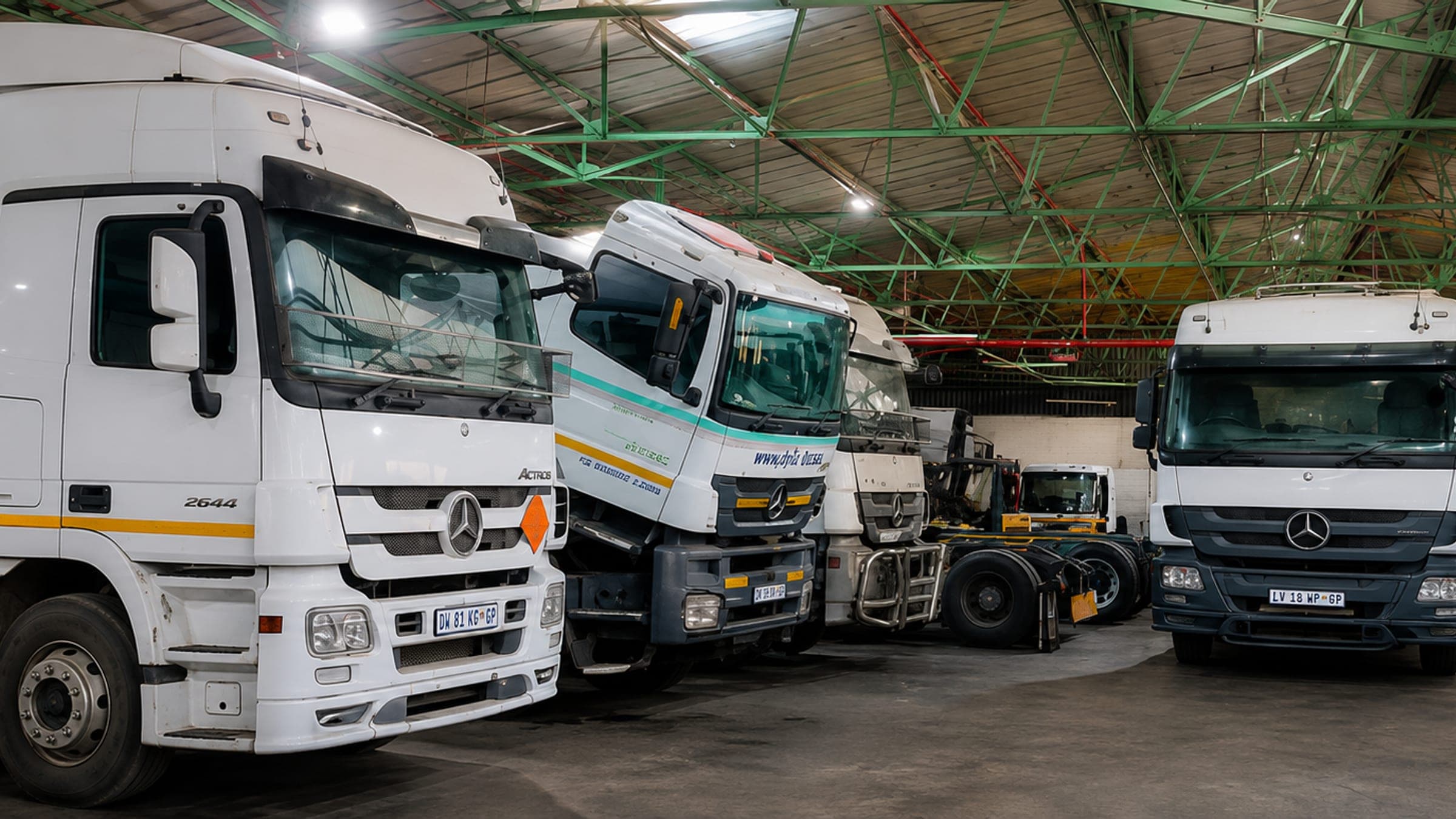 Premium diesel truck workshop